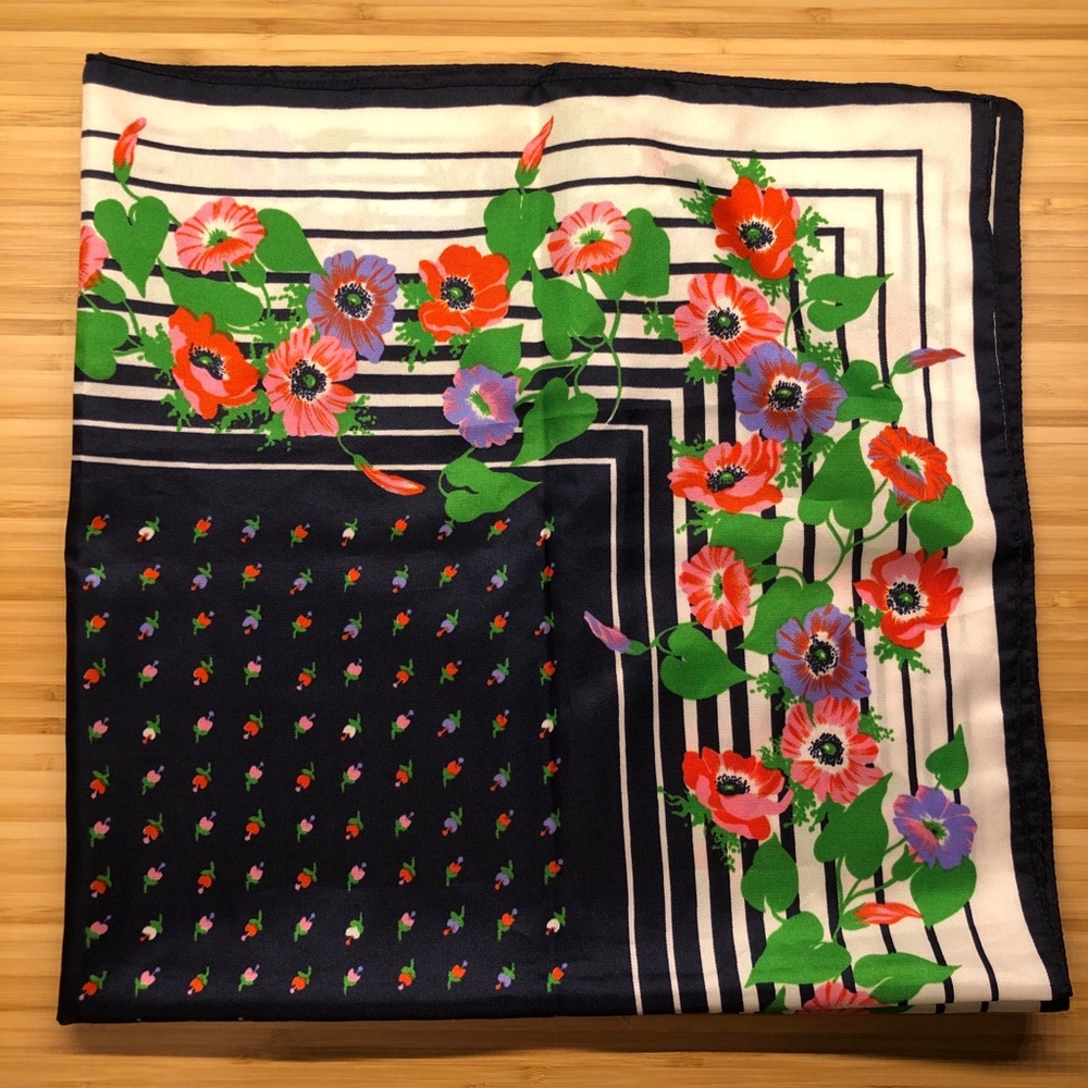 VINTAGE J. Dormont Paris Silk Scarf